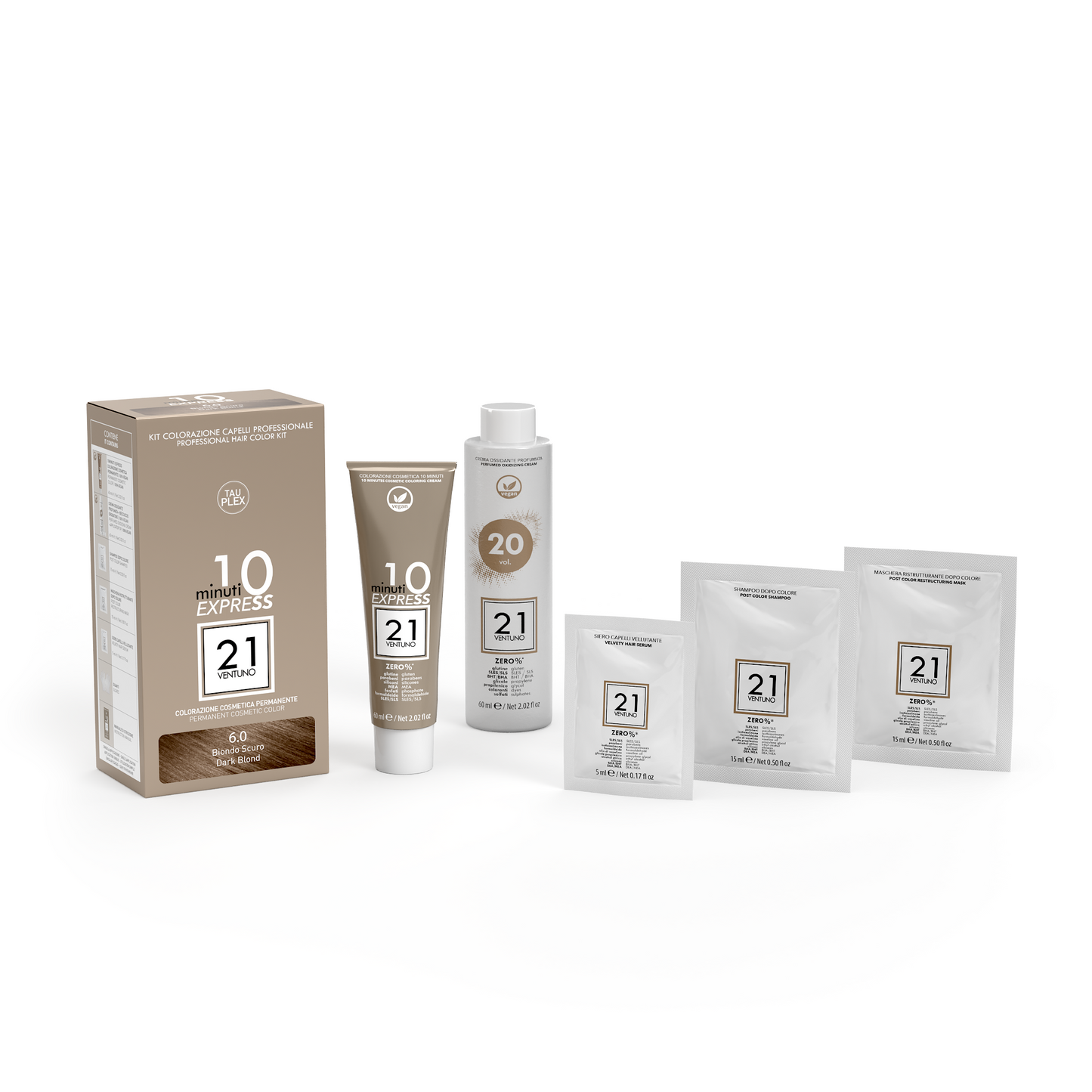 Professional Hair Color Kit - Permanent Cosmetic Color